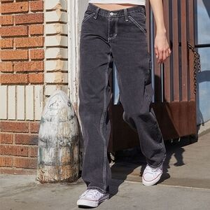 Women's Black Carpenter Pants